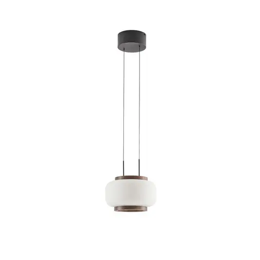 Expressversand Shiro LED-Hängelampe, 1-fl, höhenverstellbar, Glas - Quitani