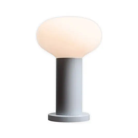 Mega-Angebot Flo Tischleuchte, grau, Ø 19 cm, Glas - Aldex