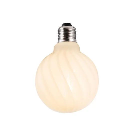 Colors Twist LED-Leuchtmittel G95, E27, opal, 3.000 K, 7 W - Halo Design Schneller Versand