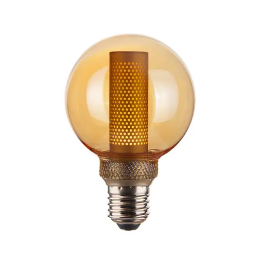 Wochenendangebot Colors Core LED-Leuchtmittel G80, E27, amber, 2.200 K, 3 W - Halo Design