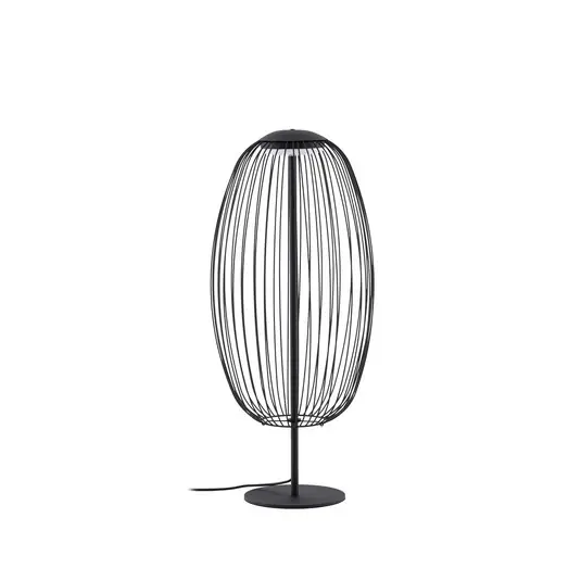 Top-Angebot Richi LED-Außenstehleuchte, Höhe 90 cm, schwarz, IP44, Metall - Lucande