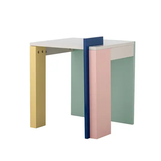 Kracherpreis Banjo Beistelltisch, bunt, Höhe 48 cm, MDF - Bloomingville