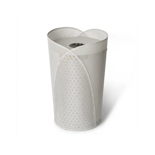 Sonderaktion Oya Wäschekorb, hellgrau, Höhe 69cm, 75 Liter, Stahl - Gejst