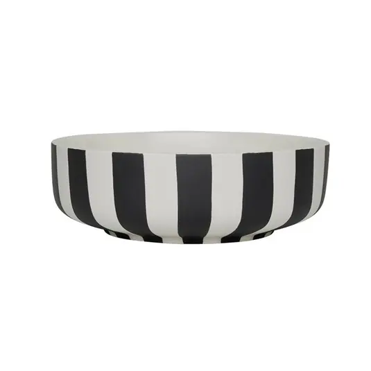 Aktuell Toppu Schale, schwarz/weiß, Ø 20 cm - OYOY Living Design