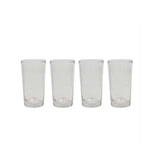 Kracherpreis Kuki Highball Glas, klar, 4er-Set, 14cm - OYOY Living Design