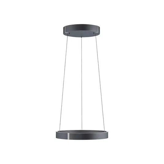 Billig E-Clipse LED-Hängeleuchte, mystic grey, Ø 50 cm, CCT - PURE