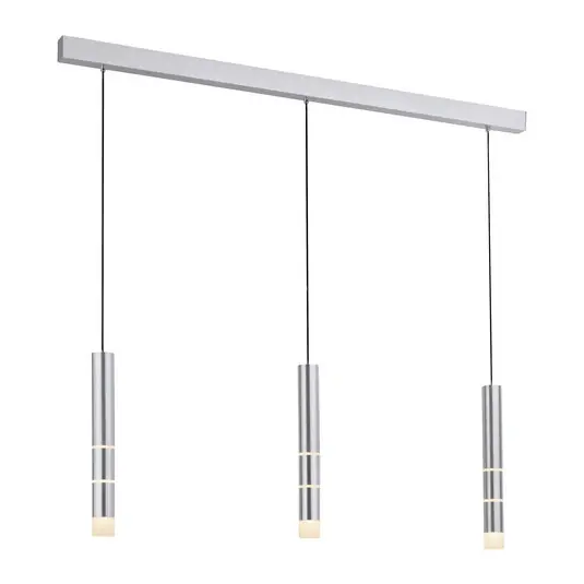 Mega-Angebot Vega LED-Hängeleuchte, drei Zylinder, alu - PURE