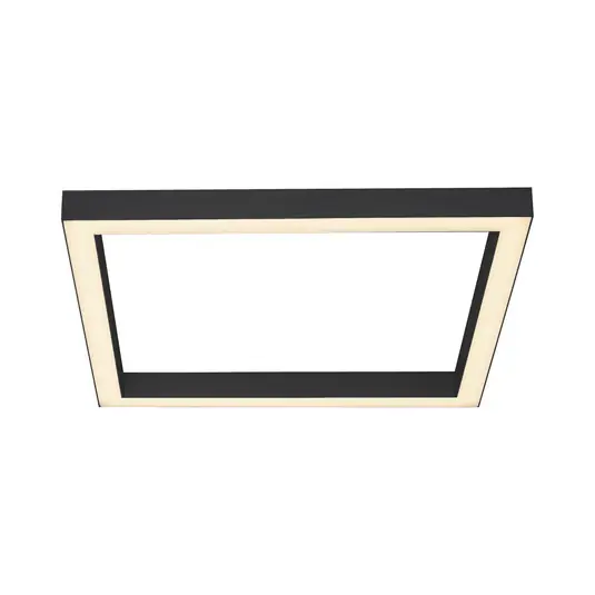 Lines Square LED-Deckenlampe, graphite, 55 cm, CCT - PURE Geprüft