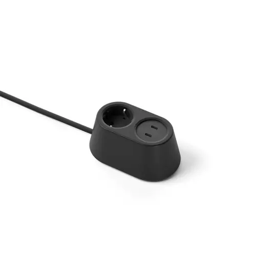 Solange Der Vorrat Reicht NOMAD BLOCK Steckdose schwarz 1xTypF, USB - Forming Function