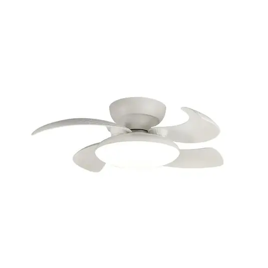 Beliebt Aloha LED-Deckenventilator weiß DC-Motor leise CCT - Mantra