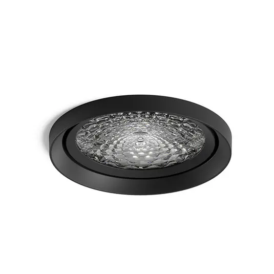 Must-Have Nivo LED-Einbauspot, schwarz, 50°, 11 cm, starr, dim - Sigor
