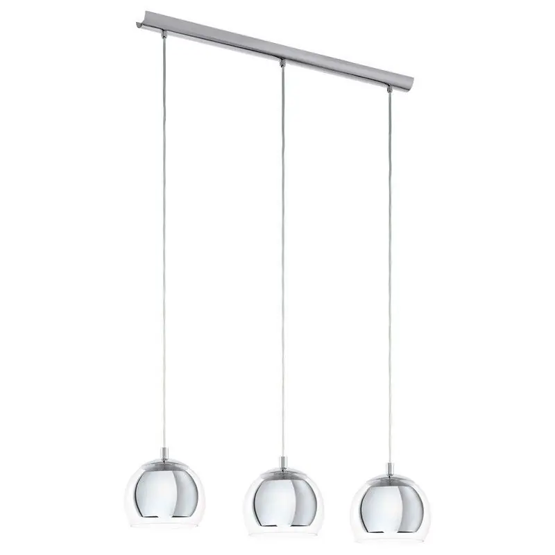 Chrom design Pendelleuchte Glas, Iroma Wochenendangebot