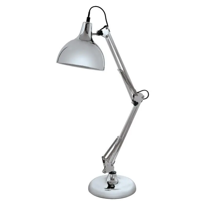 Chrom industrielle Schreibtischlampe Metall, Josha, mit Schalter Top-Angebot
