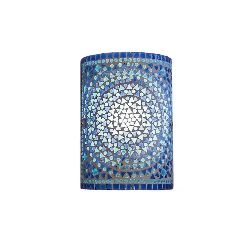 Blaue Mosaik wandleuchte Orientalisch, Mahdia Markenware