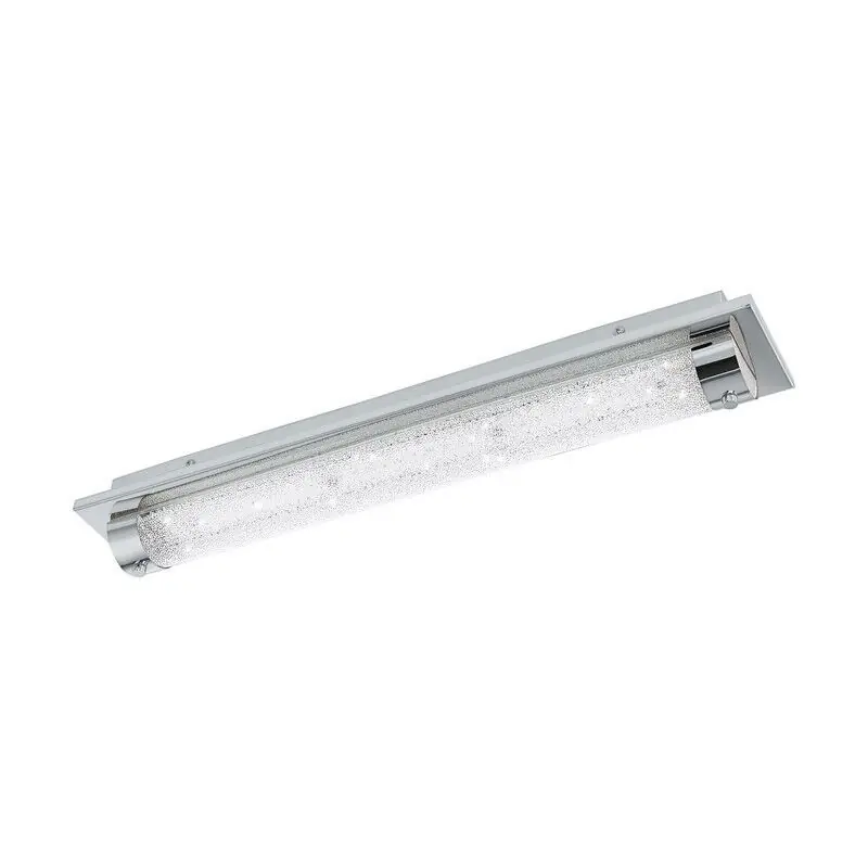 Aktuell Chrom design Deckenleuchte Glas, Iris, 19W, 4000K LED, IP44