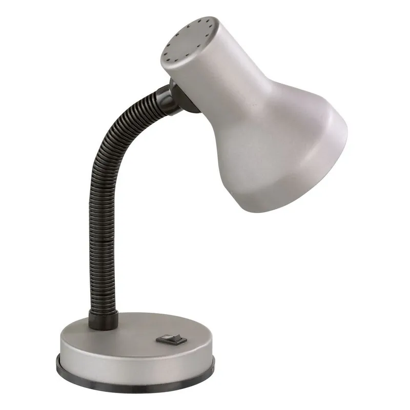 Heißes Angebot Graue Schreibtischlampe Kunststoff, Lagos, mit Schalter
