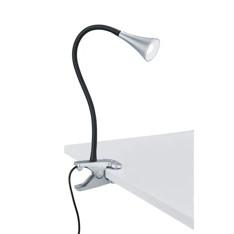 Direktkauf Graue Klemmspot Kunststoff, Yelaisa, 3W, 3000K LED, mit Schalter