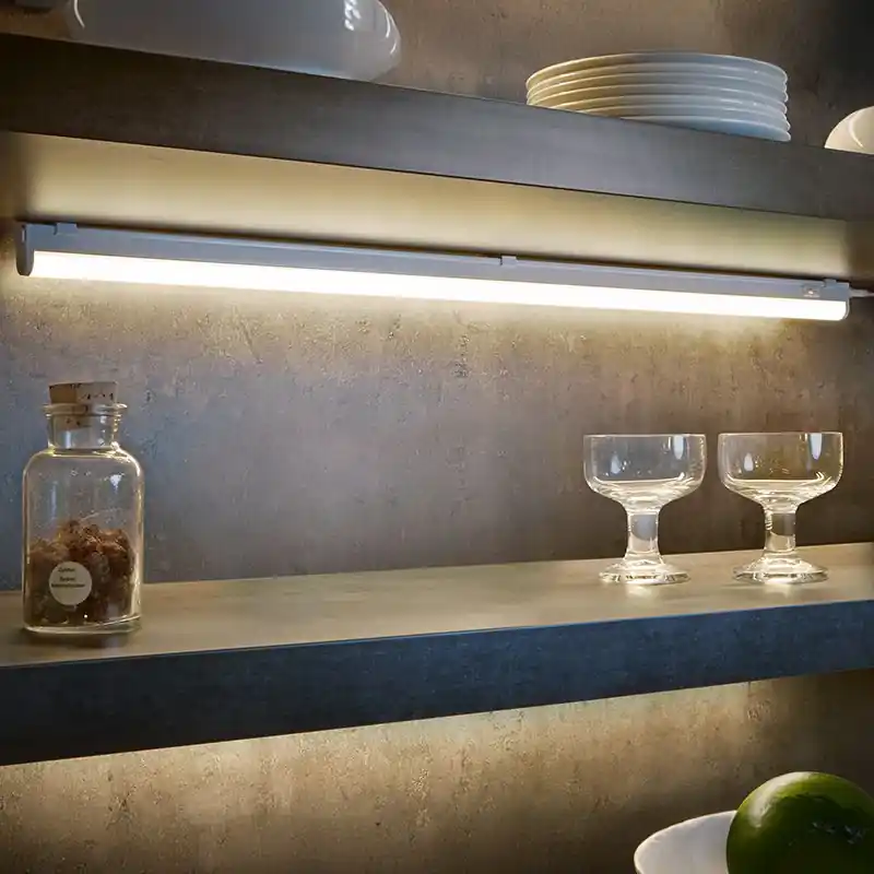 Weiße Deckenleuchte Kunststoff, Irmak, 13W, 3000K LED, mit Schalter Versand Am Gleichen Tag
