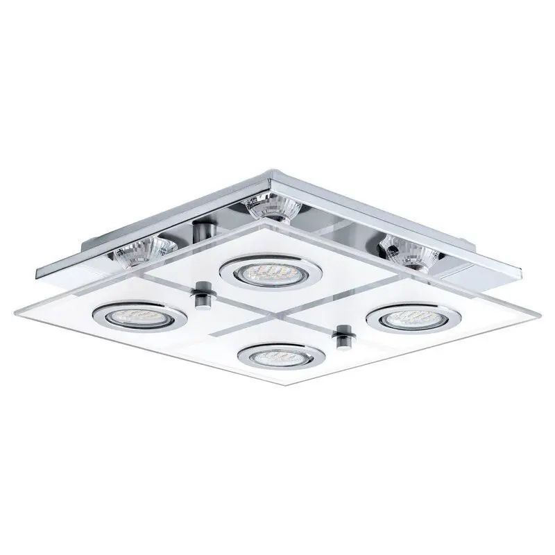Chrom moderne Deckenlampe Glas, Lusie Günstig