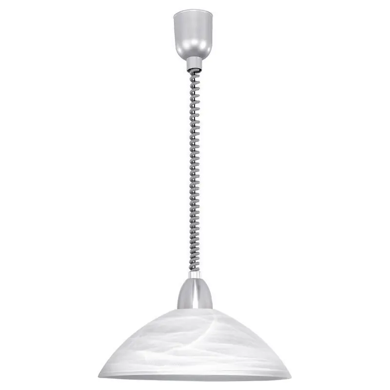 Weiße antik Pendelleuchte Glas, Brandon Highlight