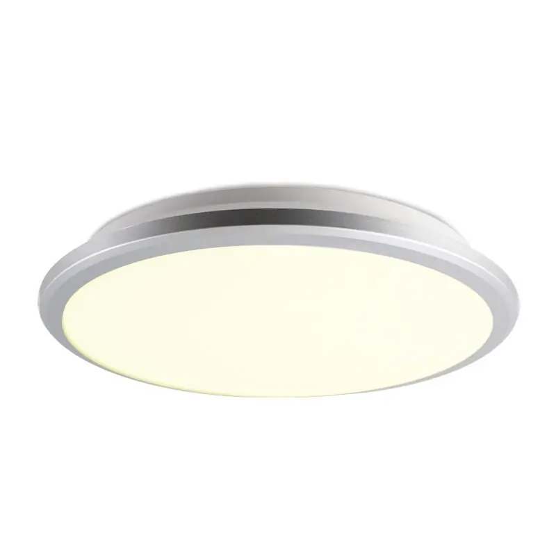 Silberne moderne Deckenlampe Kunststoff, Joachim, 24W, 3000K LED Nur Heute