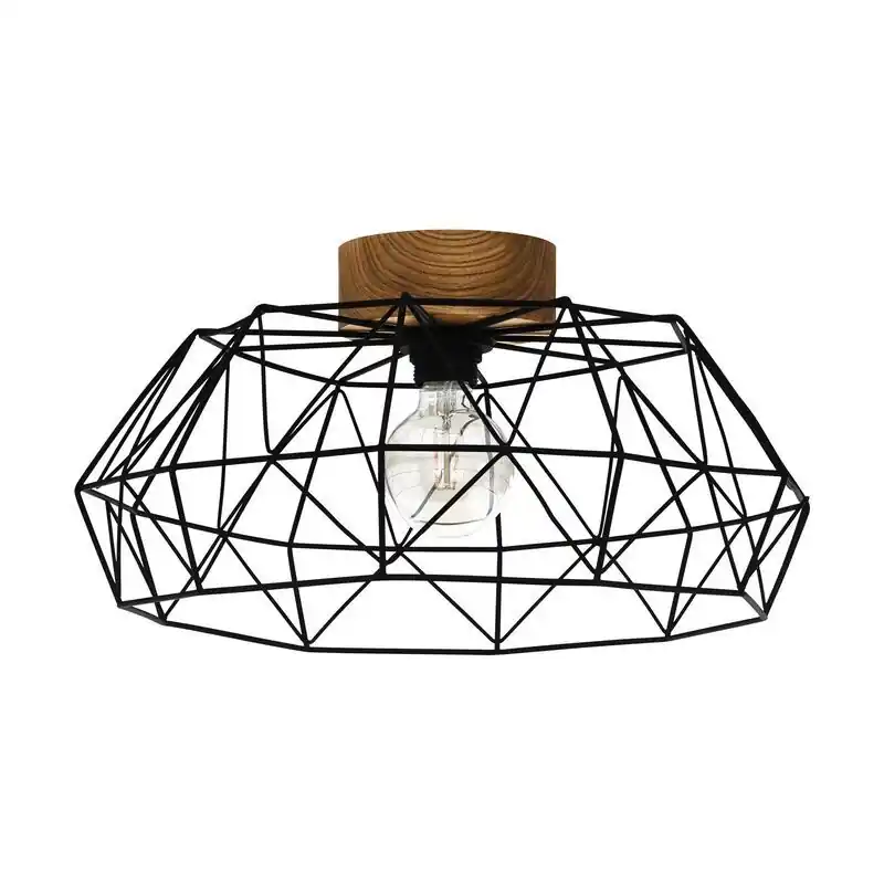 Beliebt Holz Deckenlampe Schwarz, Joseline