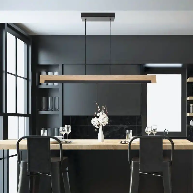 Holz Pendelleuchte Landhaus, Ludovica, 25W, 3000K LED Preisreduziert