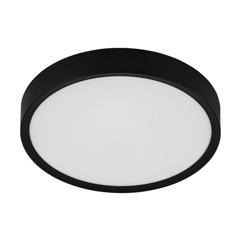 Schwarze moderne Deckenlampe Kunststoff, Jouk, 16W, 3000K LED Sofort Bestellen