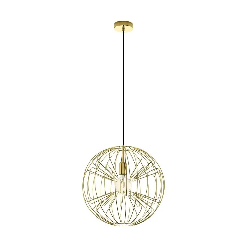 Gelbe industrielle Pendelleuchte Stahl, Josiah Saisonangebot
