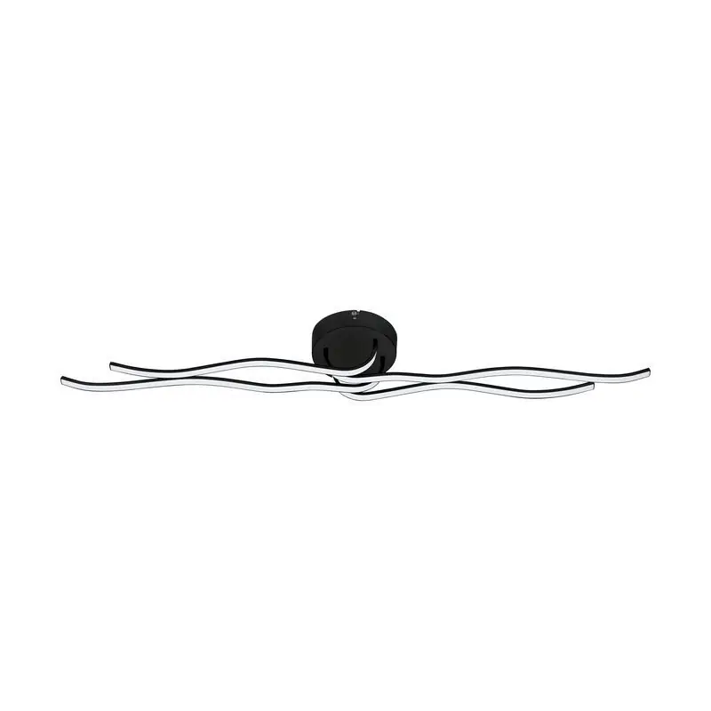 Schwarze moderne Deckenlampe Aluminium, Therese, 36W, 3000K LED Top-Angebot