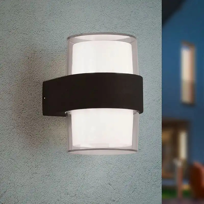 Sichere Zahlung Anthrazit Außenleuchte Modern, Yeliz, 4,6W, 3000K LED, IP54