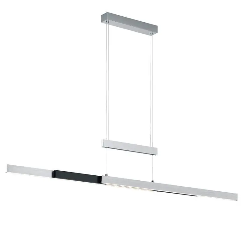 Begrenztes Angebot Chrom Pendelleuchte Esszimmer Modern, Jessey, 45W, warm- bis kaltweiß einstellbare LED
