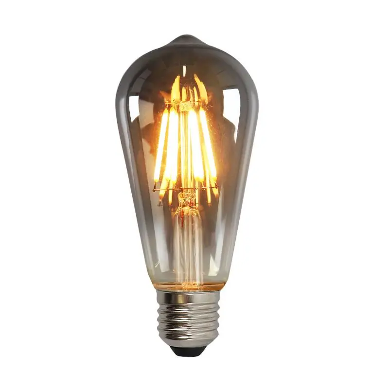 Dimmbare E27 Edison LED Lampe, ST58, 5W, Rauchglas, 2200K Angebot