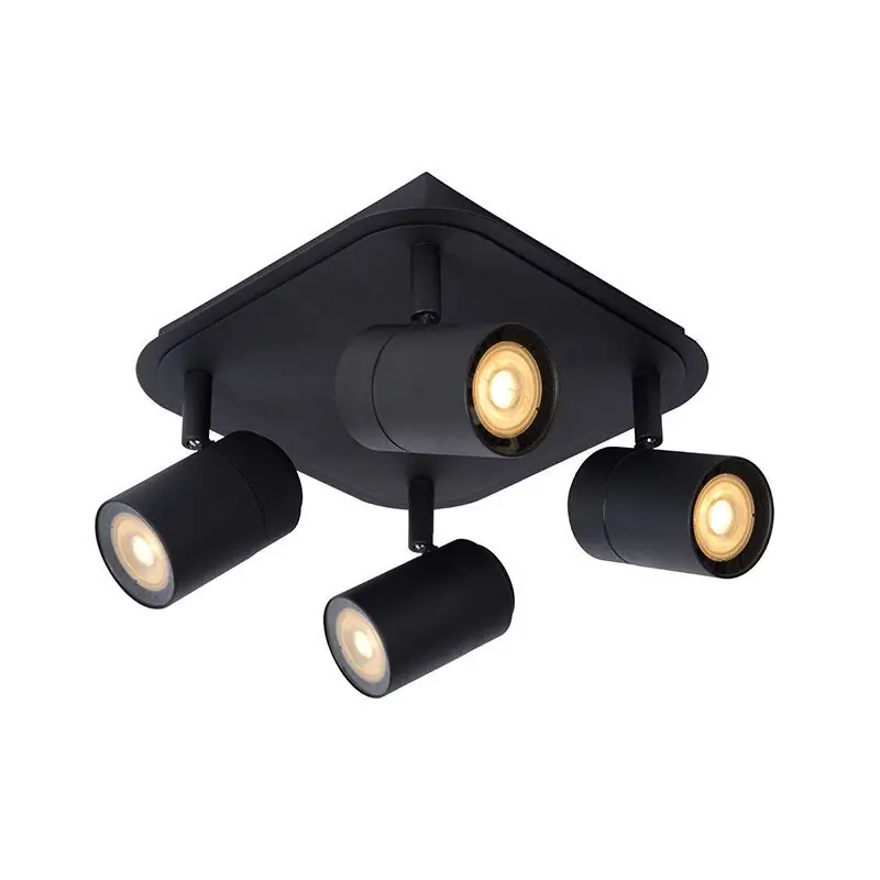 Schwarze Deckenstrahler Badezimmer Modern, Lennert, IP44 Top-Angebot