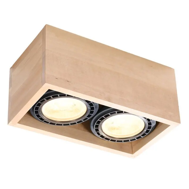 Top-Angebot Holz Aufbauspot Braun, Alfons