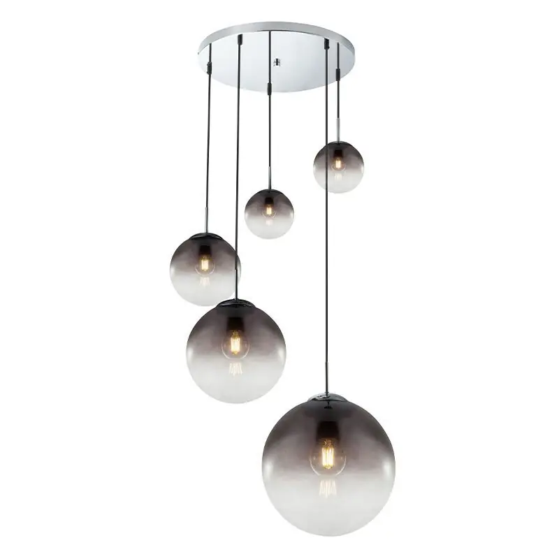 Chrom design Pendelleuchte Glas, Novia Jetzt Kaufen