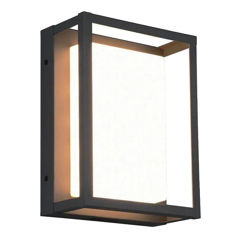 Anthrazit Außenleuchte Metall, Rolina, 10W, warm- bis kaltweiß einstellbare LED, IP54, 3-stufig dimmbar Meistverkauft