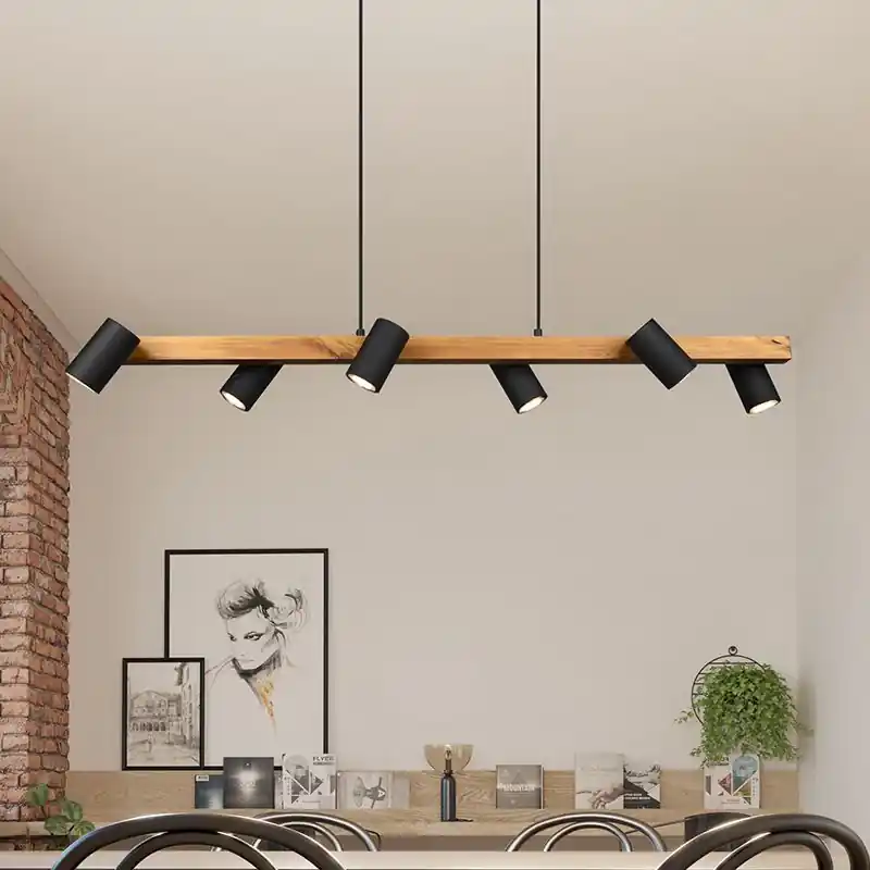 Nur Heute Schwarze Pendelleuchte Modern, Kaso