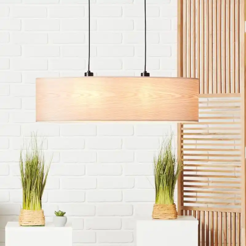 Geprüft Japandi Pendelleuchte Beige, Enna