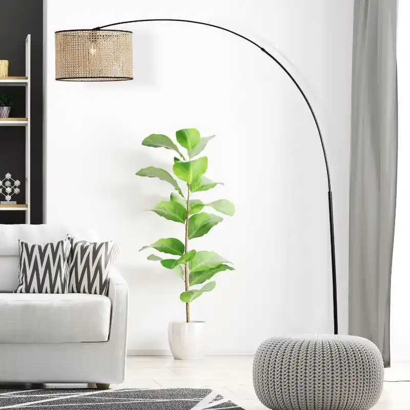 Preis Gesenkt Landhaus Stehlampe Beige, Emmelie, mit Schalter