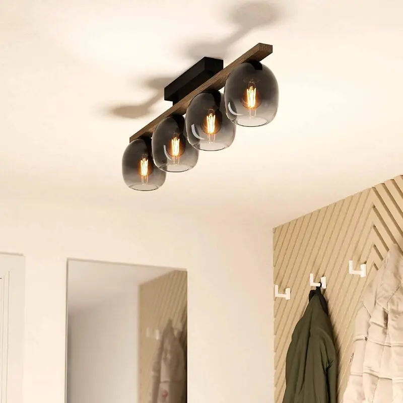 Braune design Deckenleuchte Aluminium, Frida Beliebt