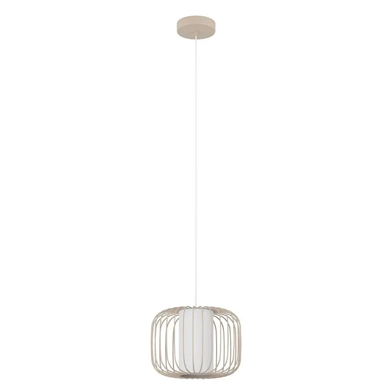 Markenprodukt Beige industrielle Pendelleuchte Aluminium, Safira