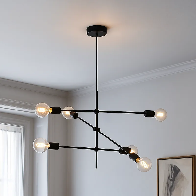 Moderne Pendelleuchte Schwarz, Nica Markenprodukt