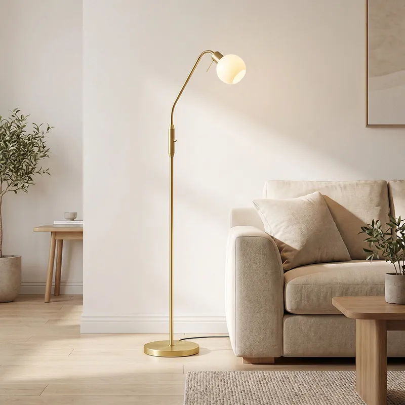 Direkt Vom Hersteller Design Stehlampe Weiß, Ayleen, mit Schalter