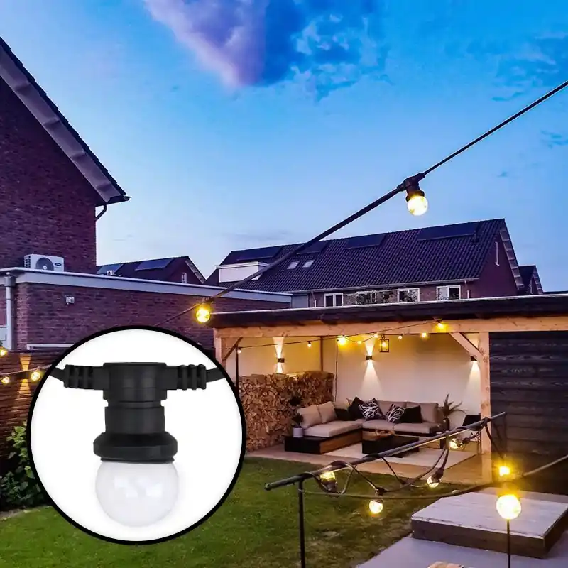 15m Lichterkette mit 30 transparenten Lampen Must-Have