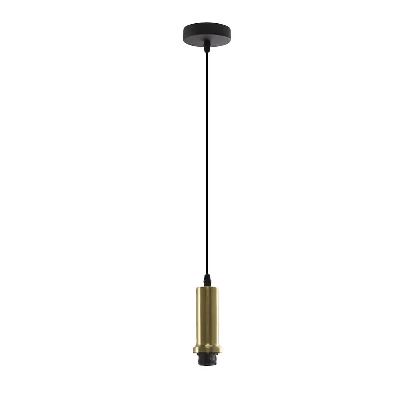 Neue Ware Aluminium Pendelleuchte ohne Schirm Gold, Rika