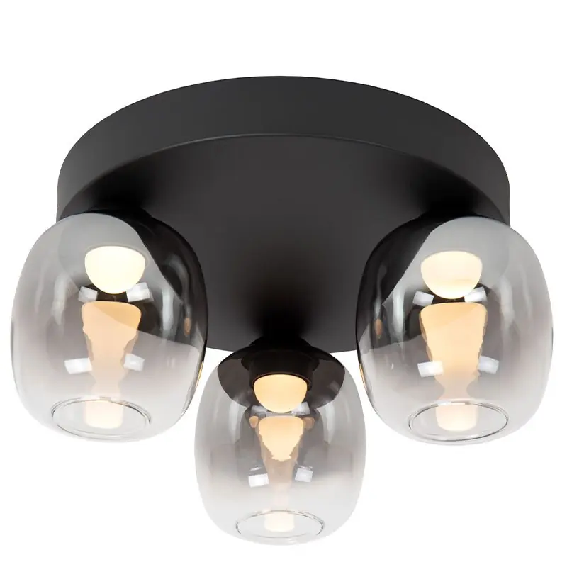 Graue Deckenlampe Modern, Tamino, 5,6W, 3000K LED Nur Für Kurze Zeit
