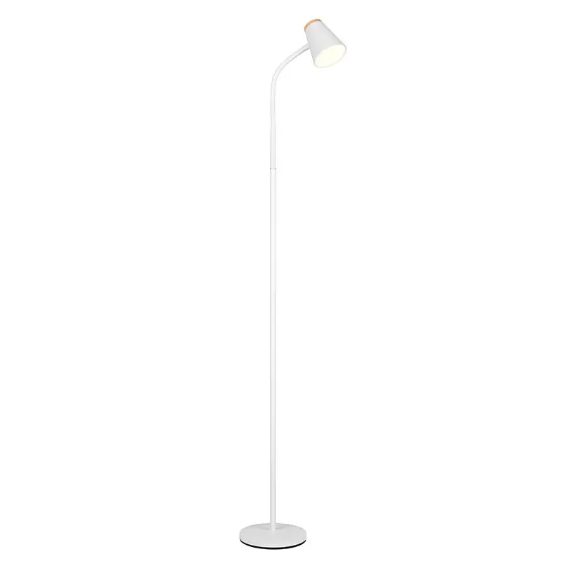 Sonderaktion Weiße Stehlampe Modern, Rahul, 4,5W, 3000K LED, mit Schalter