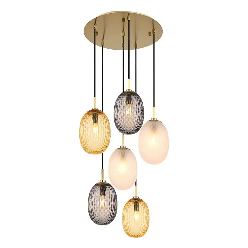 Mehrfarbige design Pendelleuchte Esszimmer Glas, Janella Billig