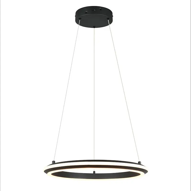 Letzte Chance Schwarze Pendelleuchte Modern, Jiry, 34W, White Switch LED, 3-stufig dimmbar